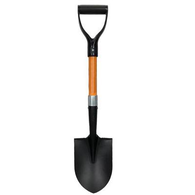 Ashman Mini Round Shovel | 20 Inch Short Handle Round Shovel with D Handle Grip | Fiber Glass Handle with a Sturdy Blade | Multipurpose Premium Round Point Blade Shovel with strong build & construction?