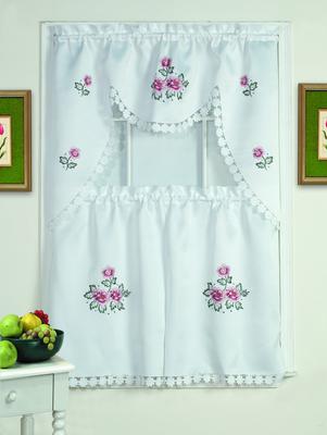 Holiday Kitchen Curtain Set