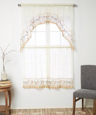 Rose Garden 3PC Macrame Embroidered Kitchen Set ^1