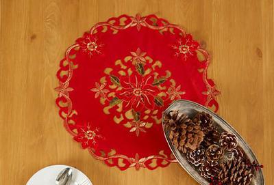 Holiday Doilies: 4 Styles, 2 Sizes