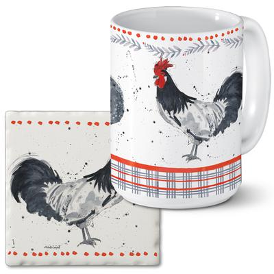 The Crew-Mug Coaster Gift Set