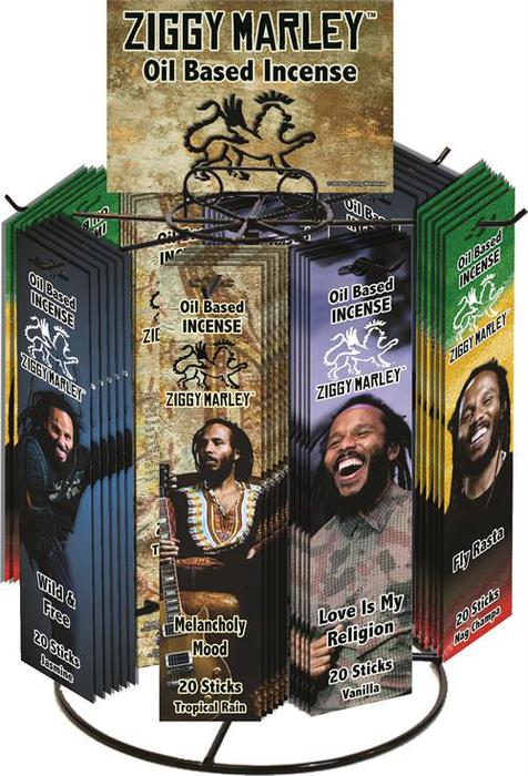 Ziggy Marley Incense Display