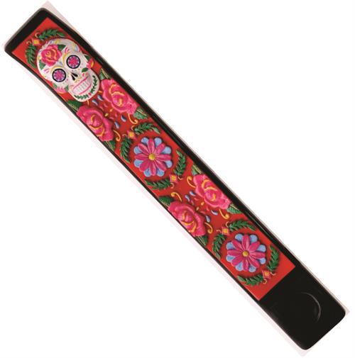 Burning Rage Day Of The Dead Ashcatcher Incense Burner
