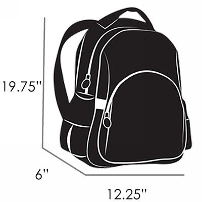 Fashion Backpack B2035 Royal.Blue/Tan