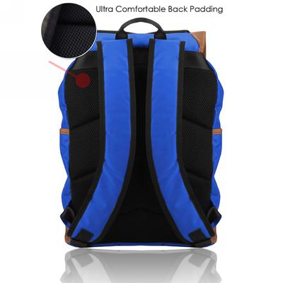 Fashion Backpack B2035 Royal.Blue/Tan
