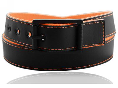 Reversible PU And Canvas Belt WB2188-Orange