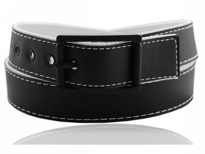 Reversible PU And Canvas Belt WB2188-White