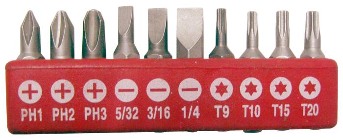 10-PC MINI BIT SET