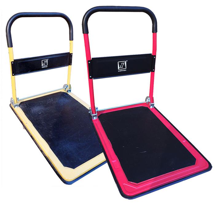 PLATFORM CARTS WITH FOLD-DOWN HANDLES