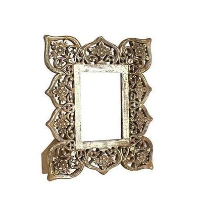 Mela Artisans - Adrienne Frame 4x6 in Distressed Gold
