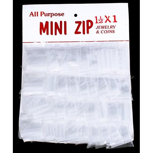Mini Zip Bags Size 1 1/2 * 1