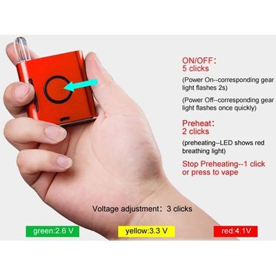 V-Mod Adjustable Voltage Cartridge Battery