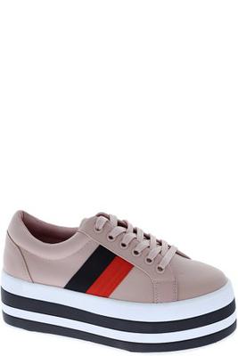 Flatform Stripe-Sole Sneakers