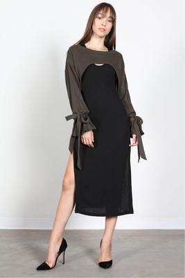 SWEATER TOP DRESS
