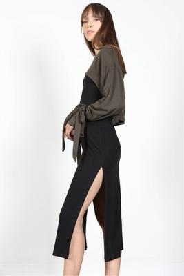 SWEATER TOP DRESS