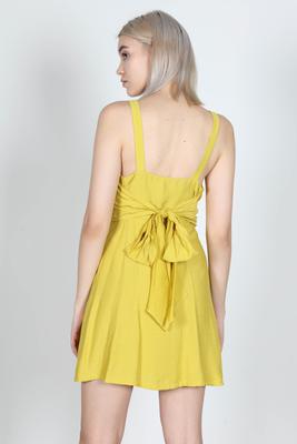 SOLID COLOR DRESS