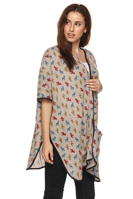 PLUS: Printed Long Cardigan.