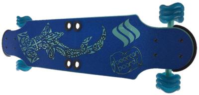 Sea Foam Green Hammerhead 32" Ginger Ale Longboard with Shark Wheels