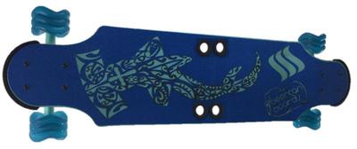 Sea Foam Green Hammerhead 32" Ginger Ale Longboard with Shark Wheels