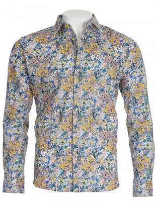 Men's 100% Cotton Shirt by Inserch / Merc - Splatter Multi