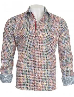 Men's 100% Cotton Shirt by Inserch / Merc - Pixels Multi