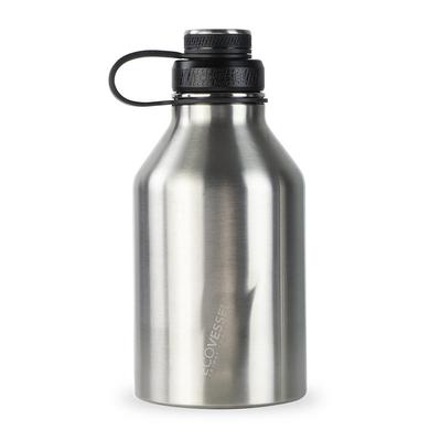 BOSS TRIPLE INSULATED STAINLESS STEEL GROWLER BOTTLE WITH INFUSER - 64 OZ