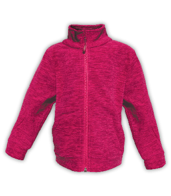 Infant/Toddler Two Tone Polar Fleece Full Zip Jacket