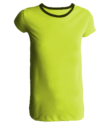 Womens Scoop Neck Neon Top