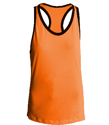 Womens Razor Back Neon Tank Top