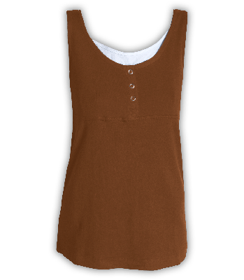 Womens 3-Snap Tank with Underlayer