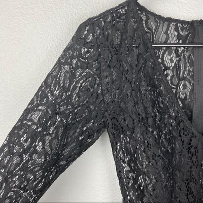 Goodtime USA Black Sheer Lace Bodysuit