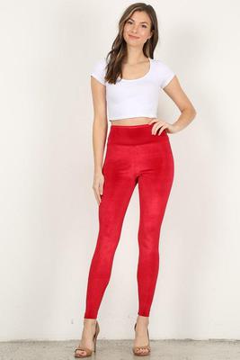 Red Velvet Leggings
