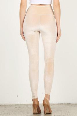 Red Velvet Leggings