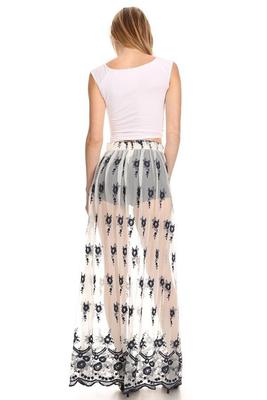 Navy High Waist Skirt