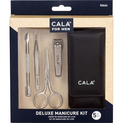 CALA FOR MEN: DELUXE MANICURE KIT (5PCS W/ CASE)