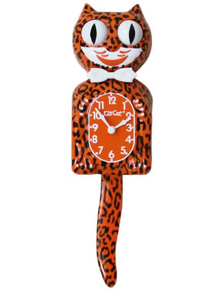 Exotic Pet Collection: Leopard Kit-Cat Klock (15.5? high)