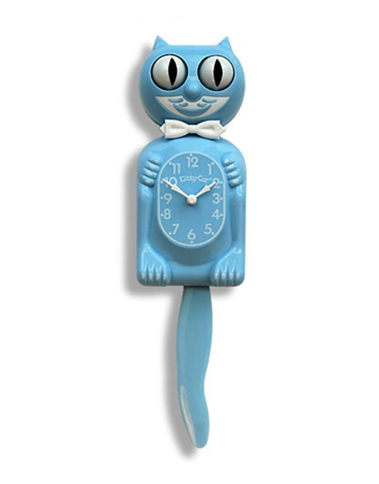 Baby Blue Limited Edition Kitty-Cat Klock (12.75? high)
