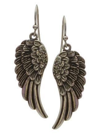 21612 – Wings Earrings – Silver