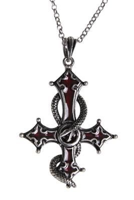 LC443 – Celtic cross with snake coiled around cross