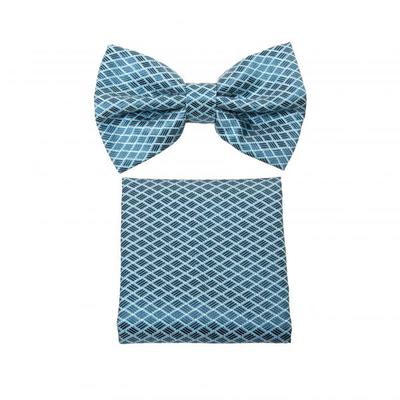 Mens Pre Tied Bow Tie With Handkerchief 18