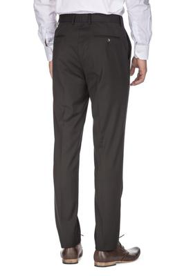Porto Filo Mens Slim Fit Wrinkle Free Dress Pant( Black)n