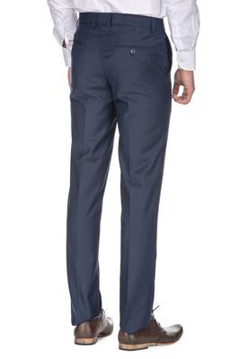 Porto Filo Mens Slim Fit Wrinkle Free Dress Pant (Indigo)n