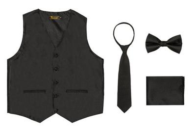 Porto Filo 4 Pcs Set Tuxedo Vest with Box Packing