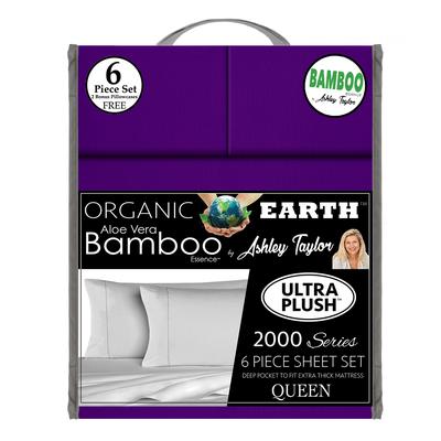 Organic Earth Bamboo Essence By Ashley Taylor 2000 Series 6 Piece Sheet Set