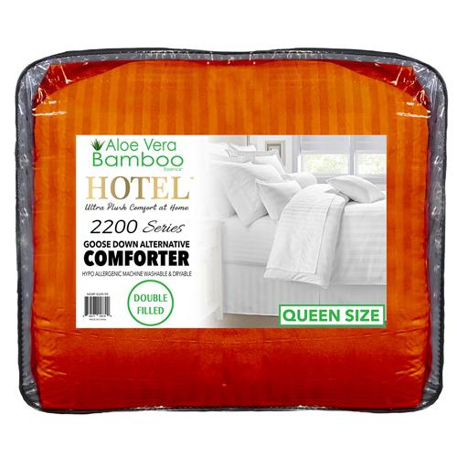 Aloe Vera Bamboo Ultra Plush Hotel Comforter - ORANGE