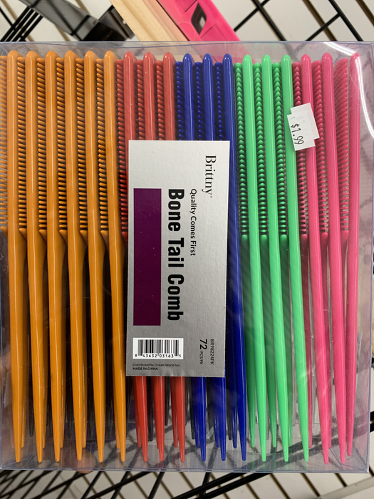 9" Comb Bone Tail Comb