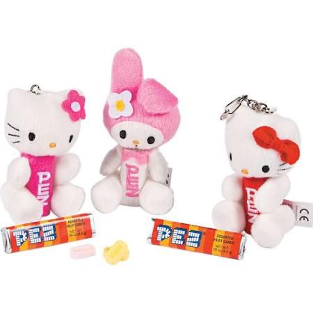 Hello Kitty Plush K/C PEZ