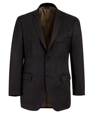 COSANI BLACK MICROSUEDE SPORTS JACKET