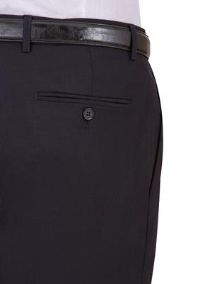 GEORGE AUSTIN NAVY WOOL & CASHMERE MODERN FIT DRESS PANT
