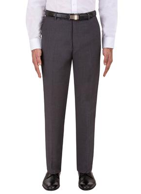 GEORGE AUSTIN CHARCOAL WOOL & CASHMERE MODERN FIT DRESS PANT